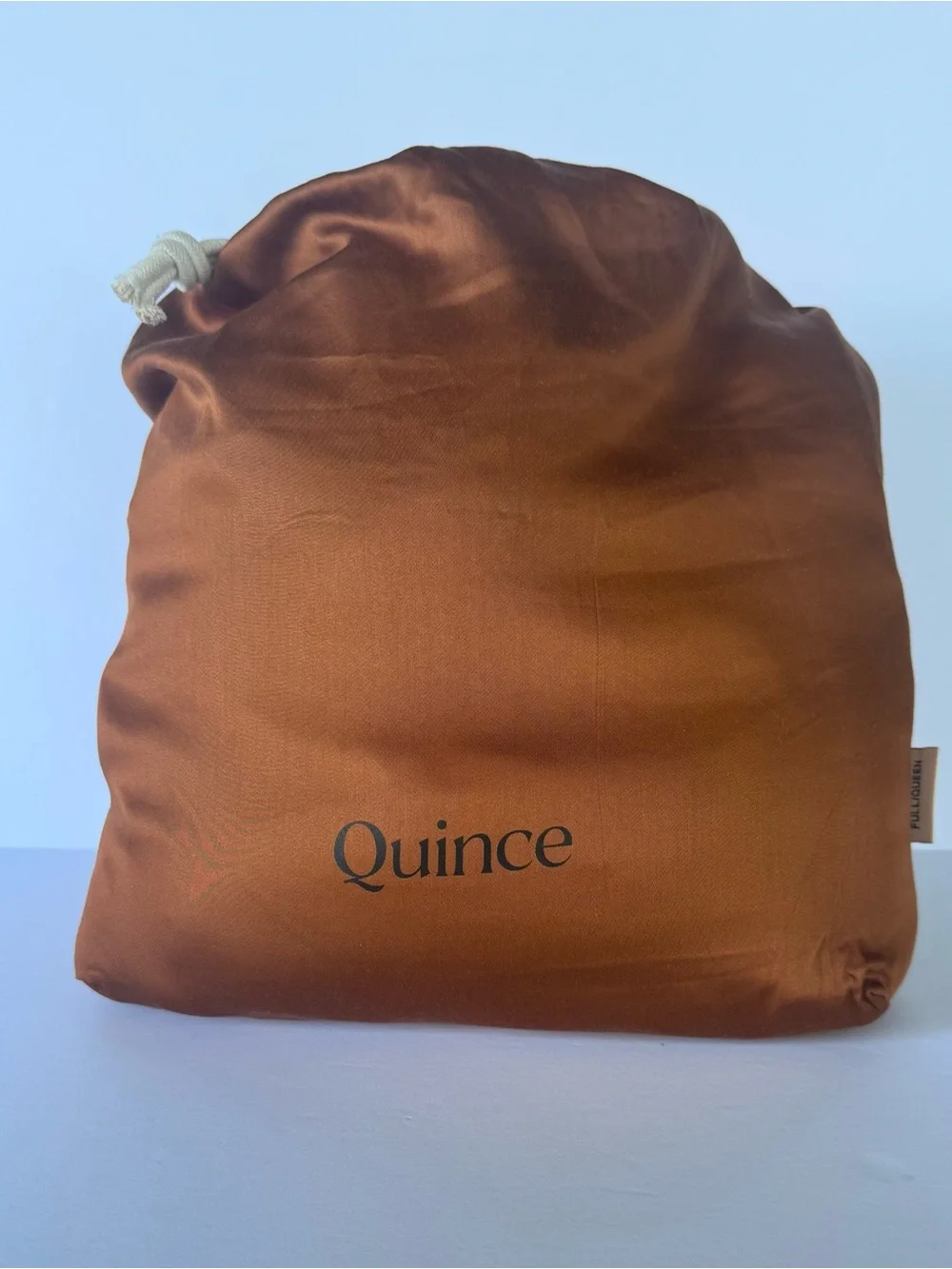 Quince Bamboo Duvet Cover Set – Terra-Cotta | Queen Size